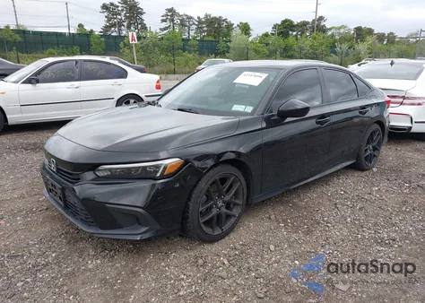 2022 Honda Civic Sport из США, поврежденный, VIN 2HGFE2F52NH552470